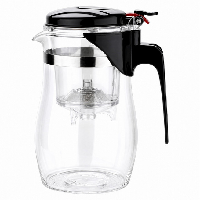 Argus 雅緻 玻璃 桌上沖茶器 750ml 透明 1個