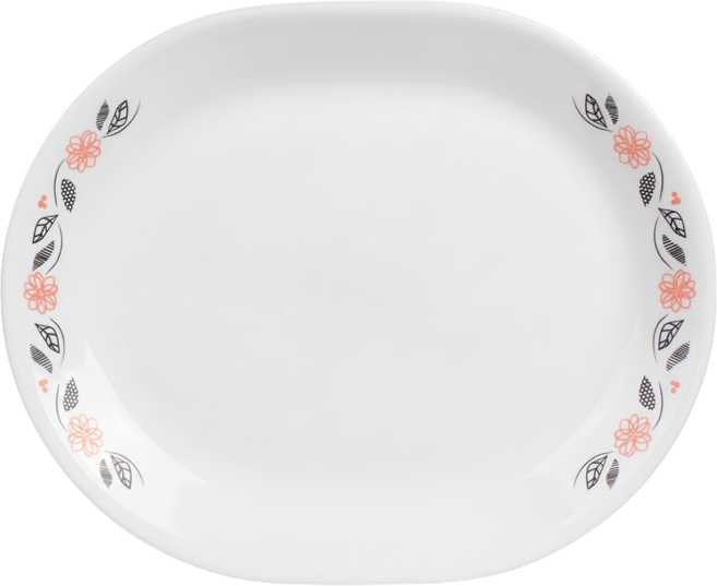 Corelle Brands 康寧餐具 陽光橙園 12吋 腰子盤 美國製 31 x 25 x 2.8cm 1個