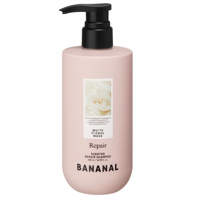 BANANAL 深層修護香氛洗髮精 花漾白麝香, 1件, 500ml