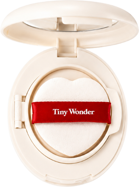 Tiny Wonder 台灣公司貨 裸光無瑕氣墊粉餅 5g, 19 Hyper Ivory 象牙白, 1個