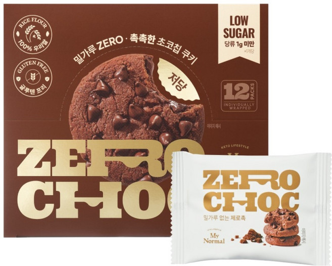마이노멀 밀가루 없는 제로촉 12p, 240g, 1개