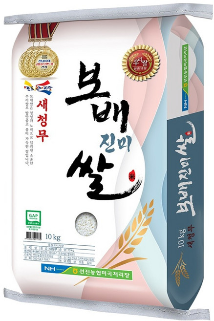 푸드앤픽 2026년산 햅쌀 보배진미쌀 새청무 특등급, 1개, 10kg