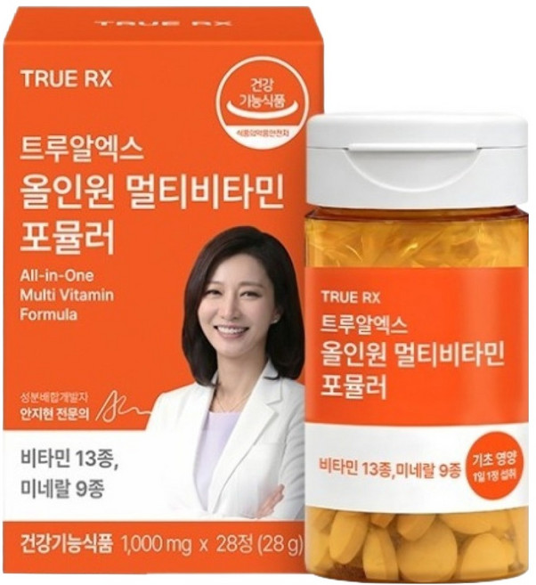 트루알엑스 올인원 멀티비타민 포뮬러 28g, 1개, 28정