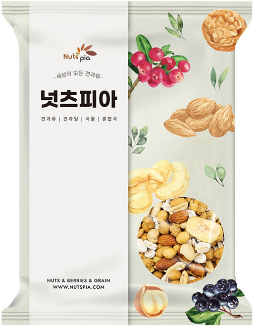 넛츠피아 해피너트 믹스넛, 800g, 1개