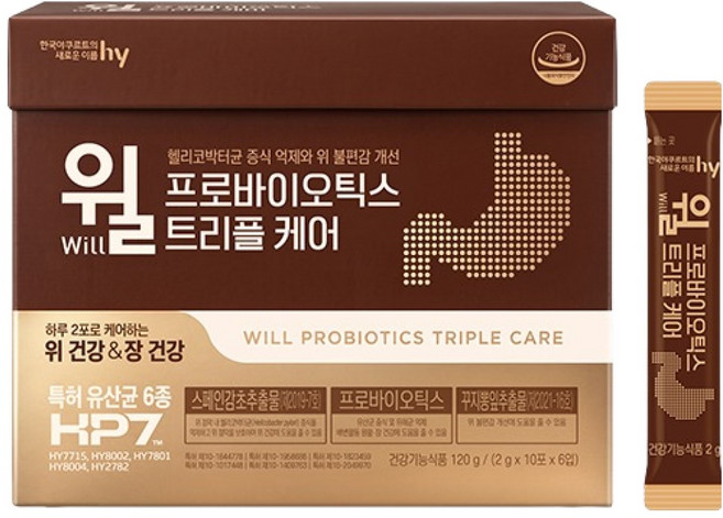 윌 프로바이오틱스 트리플케어 60p, 120g, 1개
