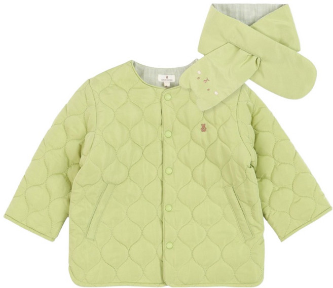ORGANICMOM 幼兒用 Greenadel 圍巾 + Wellon 輕量外套組 MJZTJP02