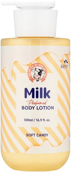 꽃을든남자 우유 퍼퓸드 바디로션 유가캔디, 1개, 500ml