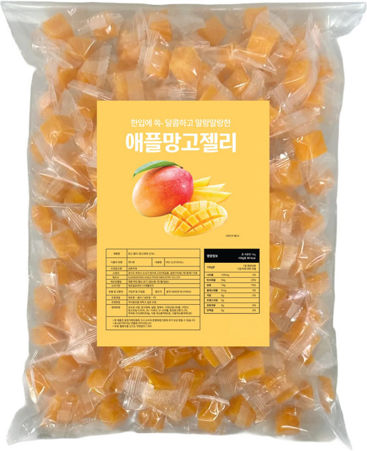 애플망고 젤리, 1kg, 1개
