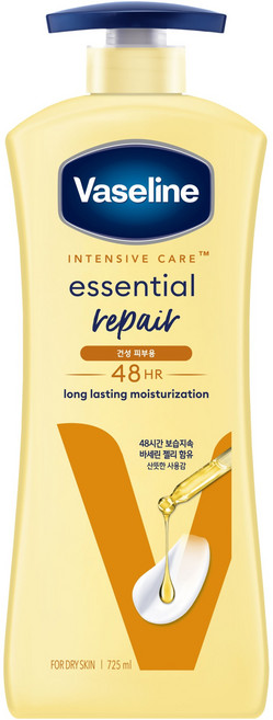 바세린 인텐시브 케어 에센셜 리페어 바디로션, 1개, 725ml
