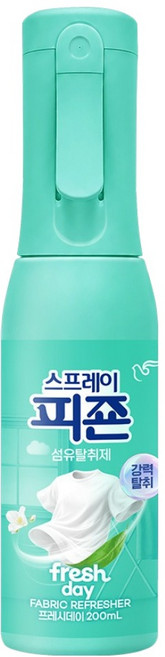 피죤 실내건조 강력탈취 섬유탈취제 프레시데이, 1개, 200ml