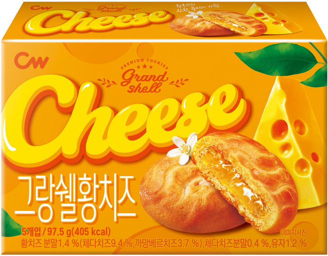 청우식품 그랑쉘 황치즈, 97.5g, 1개