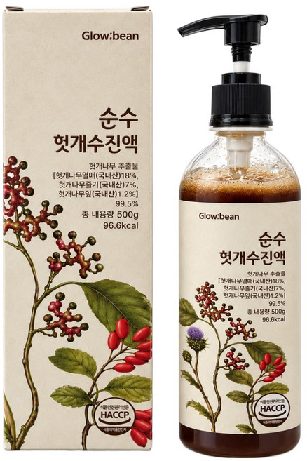 글로우빈 순수 헛개수진액, 500g, 1개