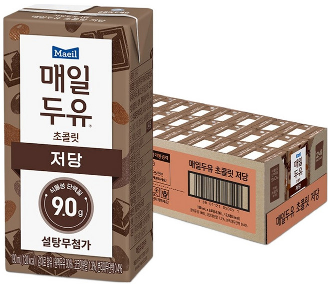 매일두유 저당 초콜렛, 24개, 190ml