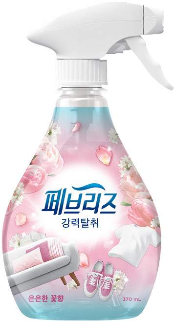 페브리즈 섬유탈취제 강력탈취 은은한 꽃향 본품, 1개, 370ml