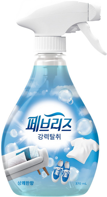 페브리즈 섬유탈취제 강력탈취 상쾌한향 본품, 370ml, 1개
