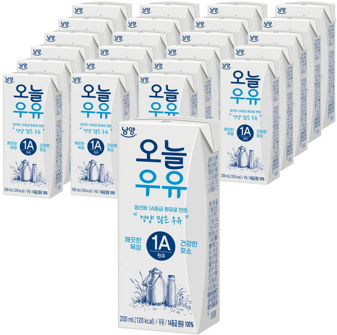 남양유업 오늘 우유, 24개, 200ml