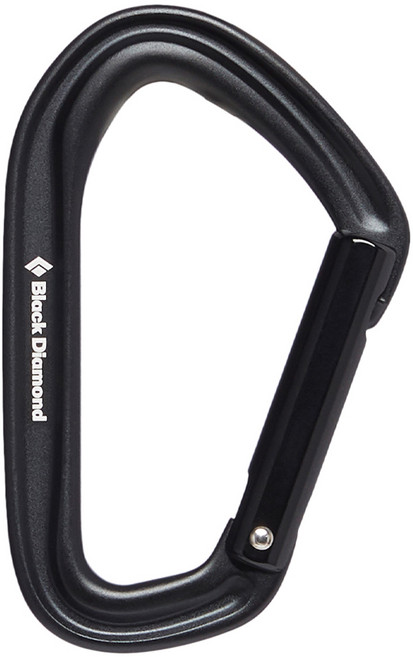 Black Diamond Hot Forge 直門登山扣, 黑色, 1個