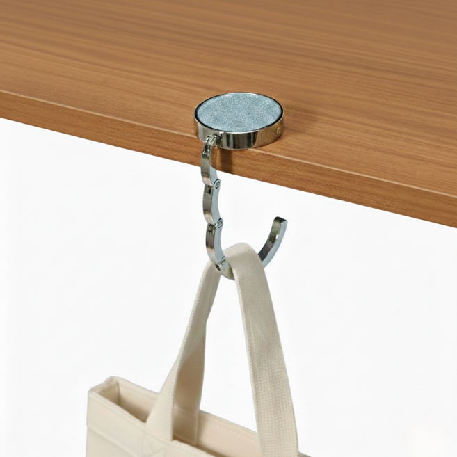 미소로운 휴대용 가방걸이 4.5cm, 글리터 민트, 2개