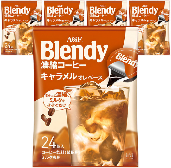 블렌디 포션 커피 카라멜향, 18g, 24개입, 5개