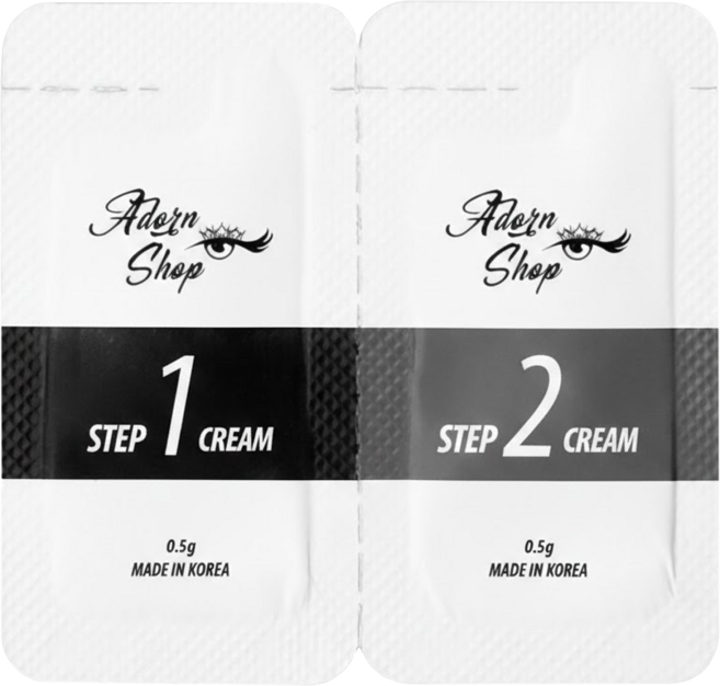ADORNSHOP 燙睫毛步驟霜, 1g, 1個