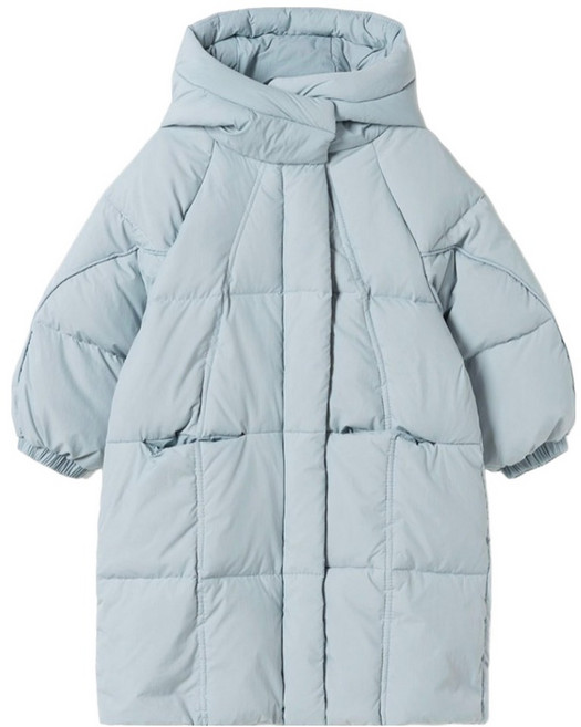 오즈키즈 아동용 윈터크림 롱패딩 점퍼