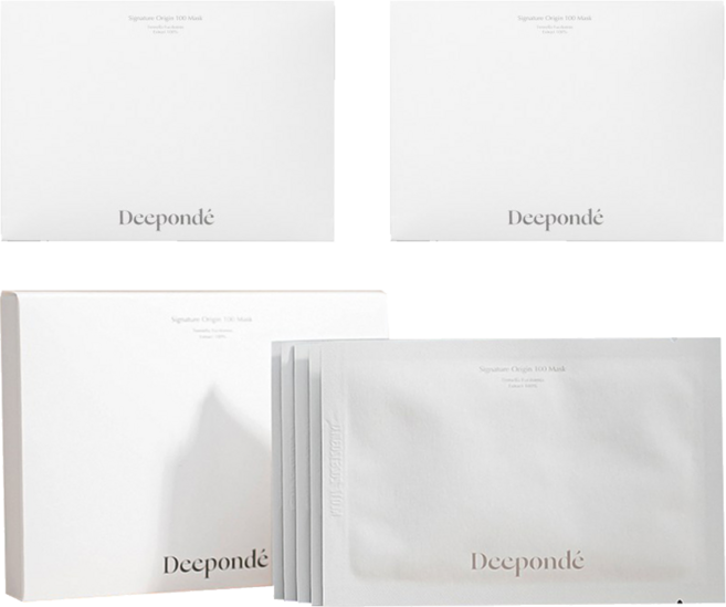 디폰데 시그니처 오리진 100 마스크, 3개, 5개입