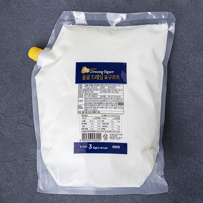 숲골 드레싱 요구르트, 3kg, 1개입, 1개