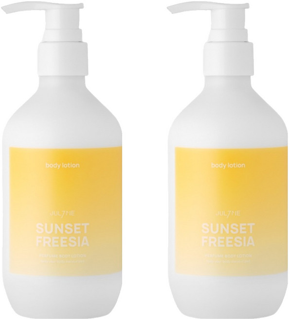 줄라이미 퍼퓸 바디로션 선셋 프리지아, 2개, 300ml