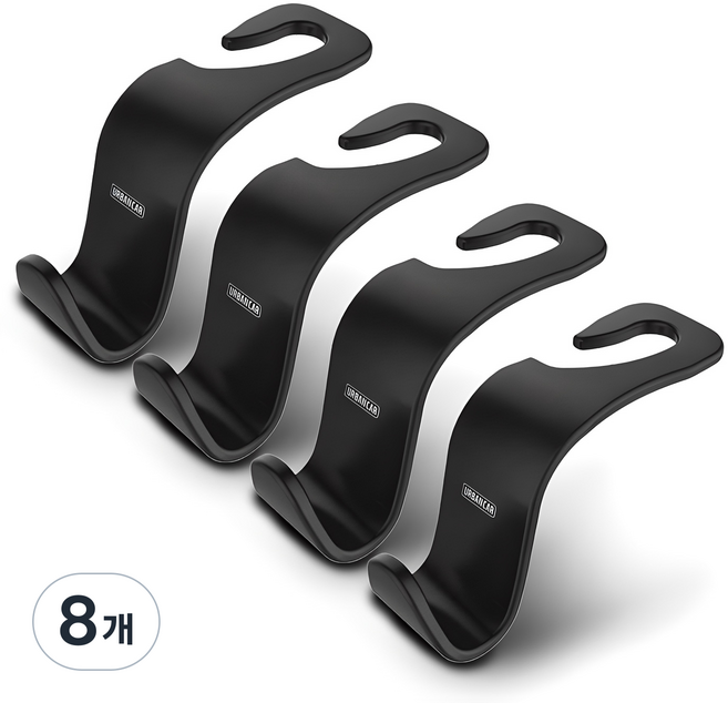 어반카 차량용 뒷좌석 멀티형 후크, 8개
