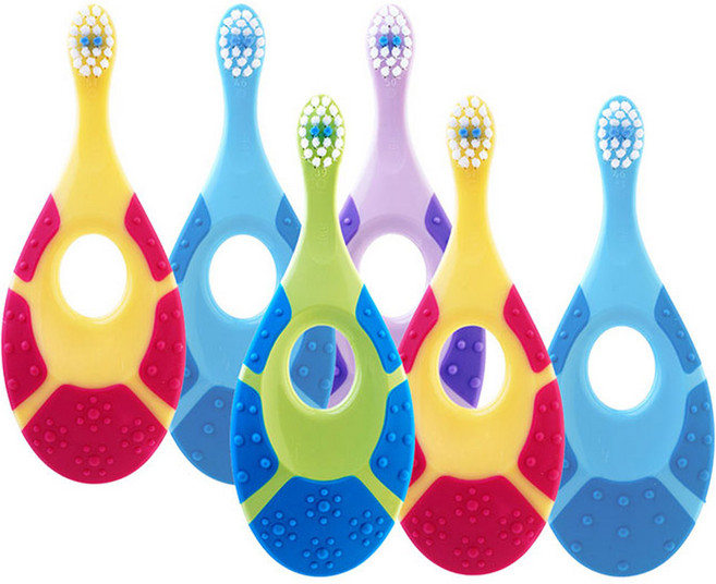 조르단 스텝1 영유아칫솔, 랜덤발송, 1개입, 6개