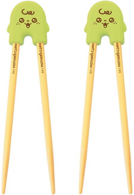 마더스콘 라이스투씨유 교정 젓가락, 그린, 헬퍼 1p + 젓가락 m 1p, 2세트