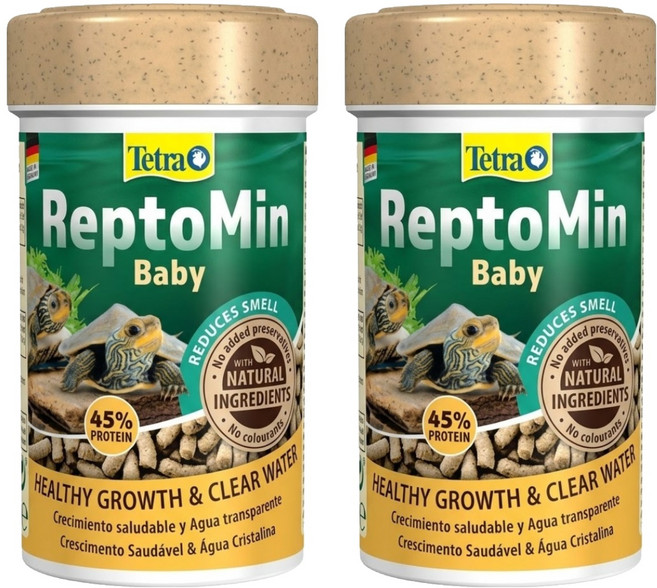 Tetra 德彩 幼龜飼料 兩棲爬蟲飼料 T138, 100ml, 2罐