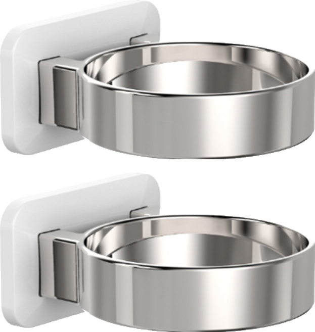 헤어 드라이기 거치대, 화이트, 2개