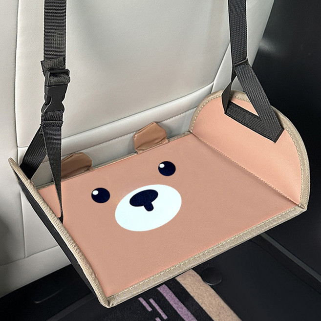 원더파파 카시트 발받침대 귀여운 캐릭터 유아 발판, 포근 곰돌이, 1개