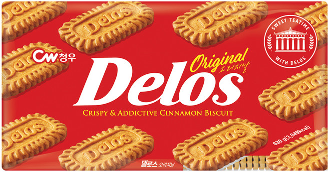 청우식품 델로스 오리지날 쿠키, 630g, 1개