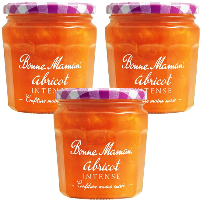 본마망 인텐스 살구잼, 335g, 3개