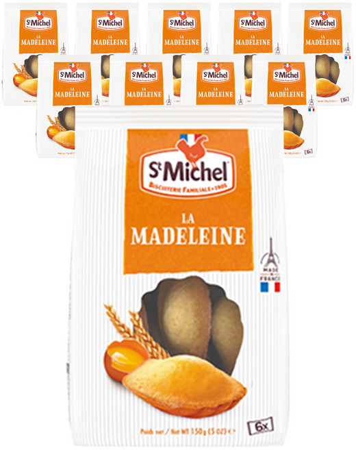 St Michel 袋裝瑪德蓮蛋糕, 150g, 10袋