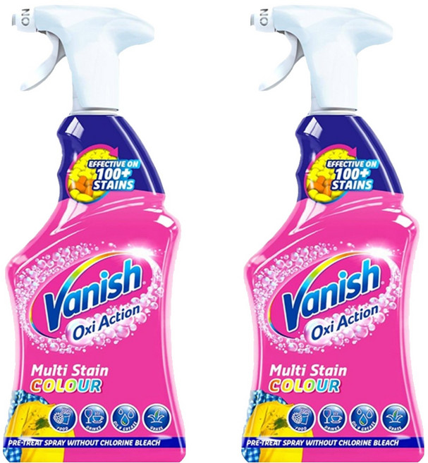 Vanish 漬無蹤 衣物預潔劑 有效去除多種污漬 洗衣前預潔 保護衣物色彩, 500ml, 2瓶