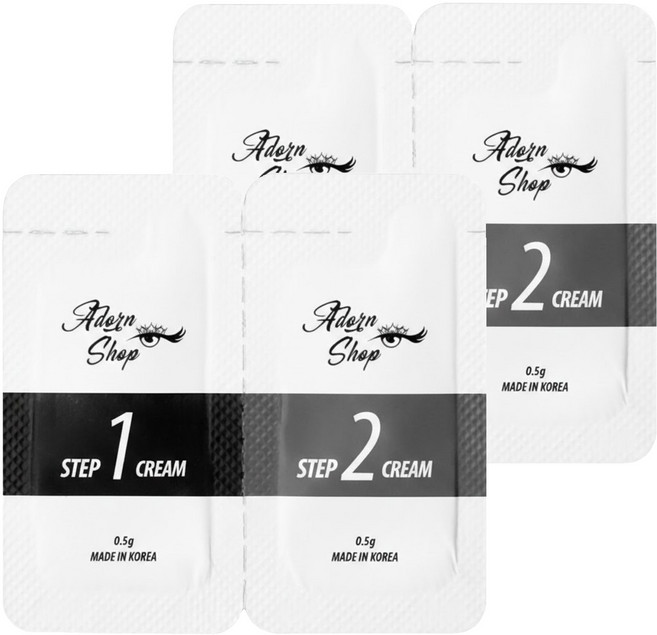 ADORNSHOP 燙睫毛步驟霜, 1g, 2個
