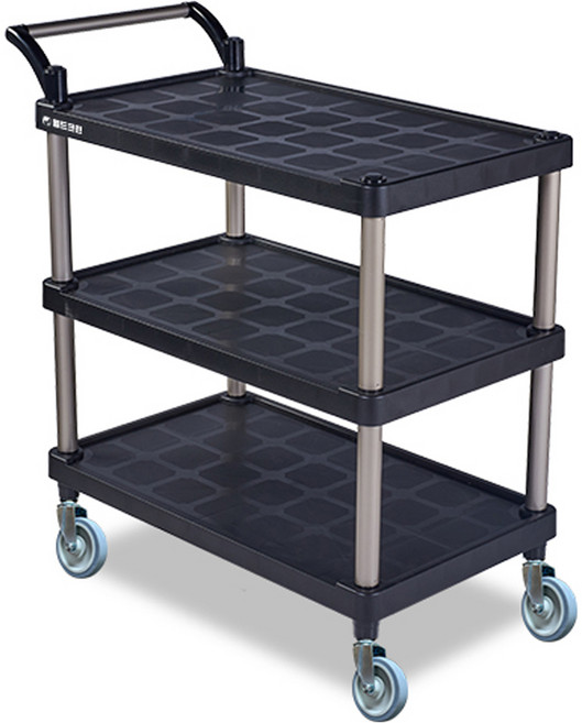 월드크린 잘밀려 3단 서빙카트 대, 1개