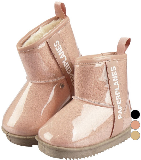 페이퍼플레인키즈 아동용 방한 에나멜 부츠