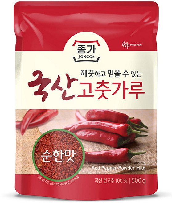 종가 고춧가루 순핫맛, 500g, 1개