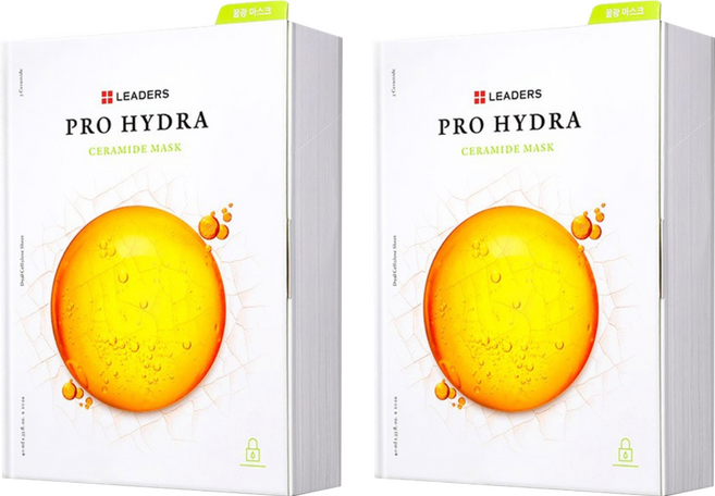 LEADERS 麗得姿 Pro Hydra 神經酰胺面膜 40ml, 10片, 2盒