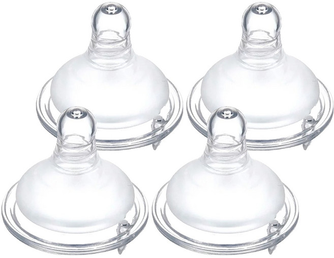 Simba 小獅王辛巴 超柔防脹氣寬口十字奶嘴, XL(12個月以上), 4個