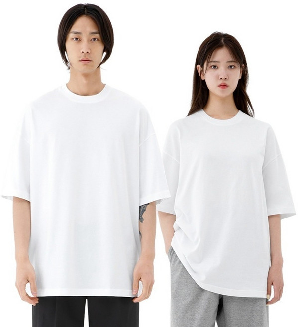 네이븐 남녀공용 20수 오버핏 반팔티 NA3OT