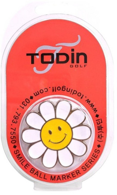 투딘 빅 스마일 볼마커, 해바라기 화이트, 1개