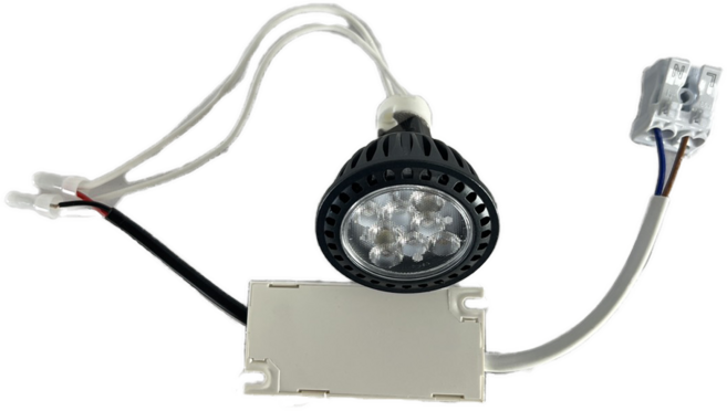耀 杯燈 MR 7W 8珠 12V AP-MR7D 含驅動110V~220V, 白光(6500K), 1個