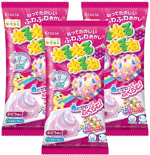 네루네루네루네 그레이프 기타캔디류, 23.5g, 3개