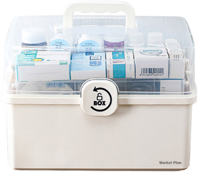 마켓플랜 구급 상자 케이스, 1개