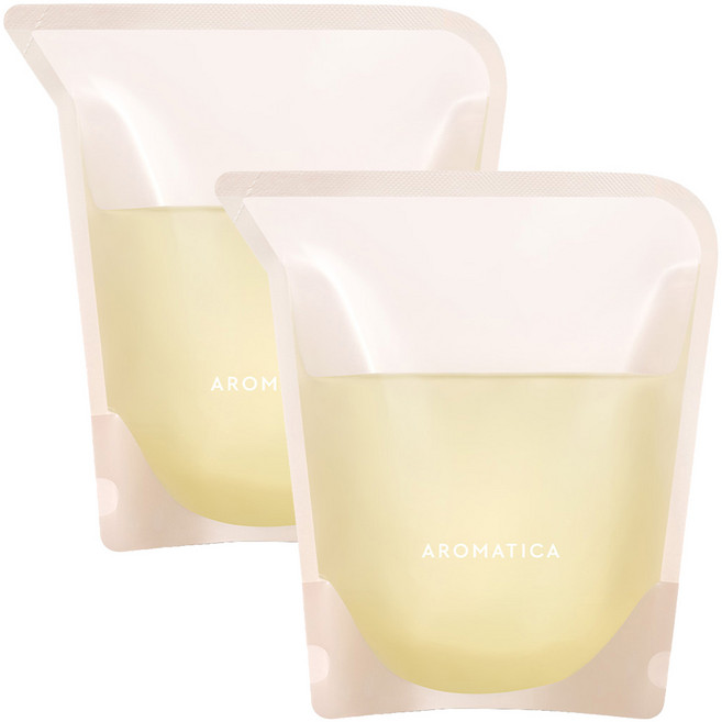 아로마티카 제스티 핸드 솝 리필 그레이프프룻 앤 탠저린, 300ml, 2개